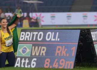 Brasil lidera conquistas no mundial de atletismo paralímpico