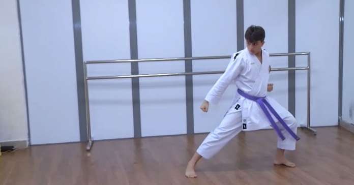 Jovem Otávio Yamada brilha no Karatê e no Kickboxing