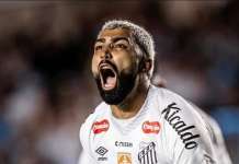 Santos e Corinthians empatam com gol de Gabigol em falha de Hugo