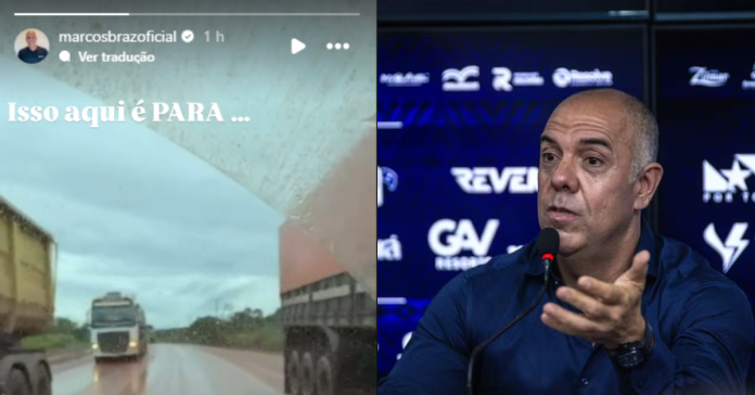 Especulado em time da Série C, Marcos Braz posta vídeo no Pará
