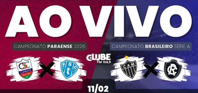 Tem jogo no DOL e na Clube: Ouça Atlético-MG x Remo e Cametá x Paysandu