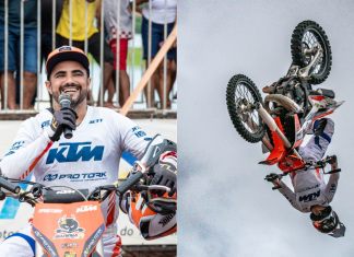 “Joaninha” Flores faz show de motocross freestyle no Pará
