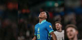 Endrick celebra convocação para a sua primeira Copa do Mundo