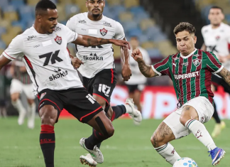 Fluminense empata com o Vitória e vê distância para o líder aumentar