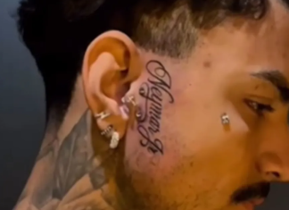VÍDEO: fã mineiro tatua “Neymar” no rosto após convocação