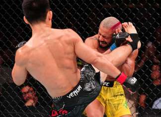 Deiveson Figueiredo é finalizado por Song Yadong no UFC Macau