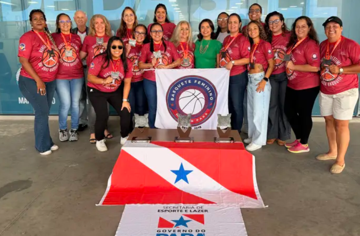 Atletas paraenses conquistam medalhas no Norte-Nordeste de Basquete Master