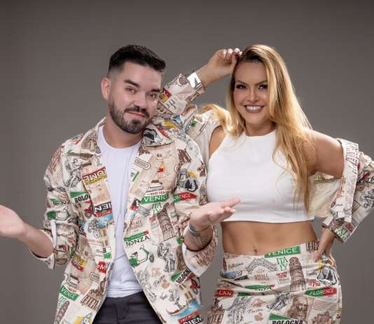 Lucas Lima e Richelle Haliday gravam novo audiovisual “Nós 2 e o Arrocha” na Choperia Capixaba