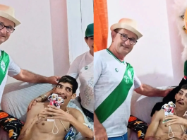 Tuna Luso visita Pam Pam: torcedor se recupera após atropelamento