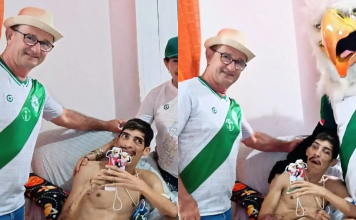 Tuna Luso visita Pam Pam: torcedor se recupera após atropelamento