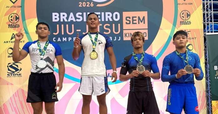 Paraense é campeão brasileiro de jiu-jítsu aos 17 anos