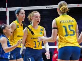 Brasil leva 3 a 0 da Tailândia na Liga das Nações Feminina