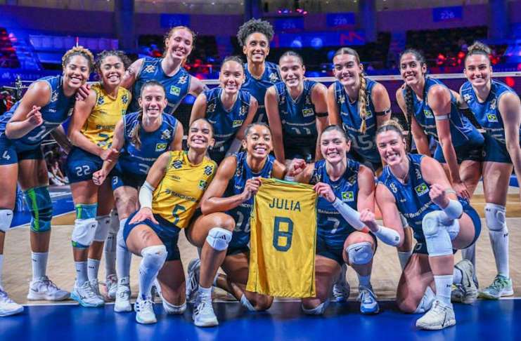 Vôlei: Brasil derruba Itália e vai à final da Liga das Nações