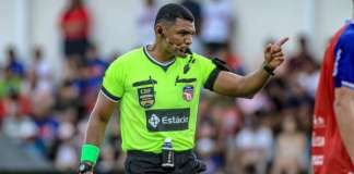 Árbitro paraense Wanbelton Lisboa estreia na Série A como 4º árbitro