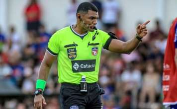 Árbitro paraense Wanbelton Lisboa estreia na Série A como 4º árbitro