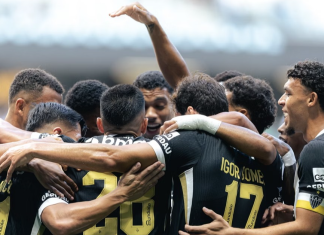 Atlético-MG vence o Grêmio por 3 a 0 e amplia invencibilidade na Série A