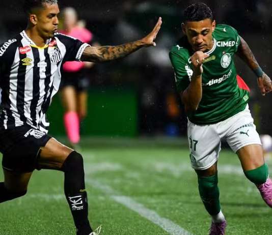 Acompanhe: Palmeiras 3 x 0 Santos pelas quartas de final da Copa do Brasil