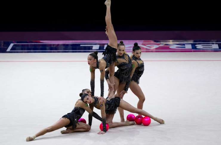 Ginástica rítmica: Brasil é bronze e garante vaga em Los Angeles 2028