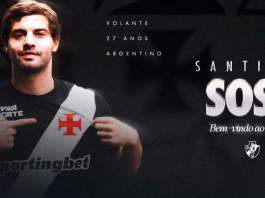 Vasco anuncia Sosa e ganha novo reforço para o meio-campo