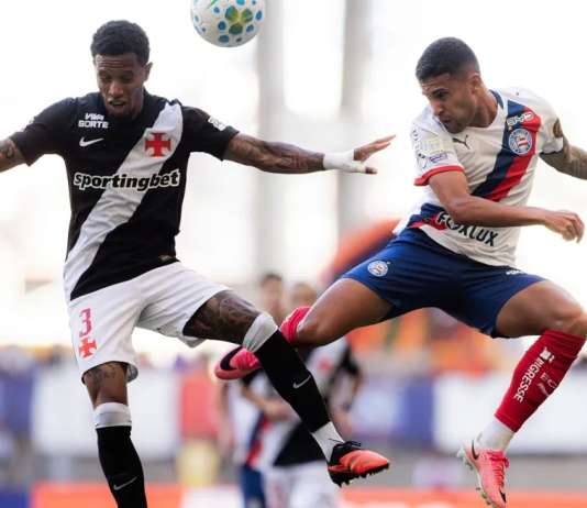 Bahia e Vasco ficam no 0 x 0 em jogo com quatro gols anulados