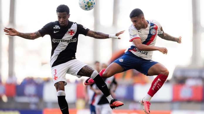 Bahia e Vasco ficam no 0 x 0 em jogo com quatro gols anulados
