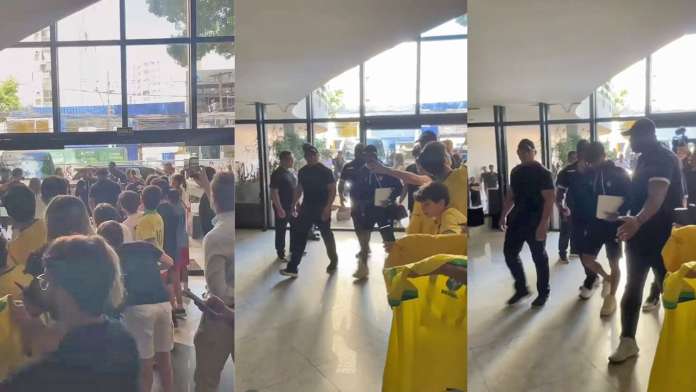 Vídeo: Neymar chega a Belém e esnoba torcedores antes de encarar o Remo