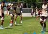 Veja imagens do treino do Flamengo no Baenão em Belém