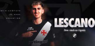 Vasco anuncia meia argentino com contrato até dezembro de 2029