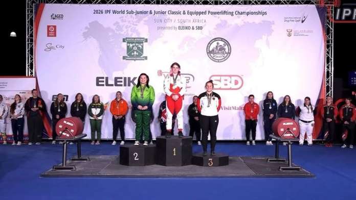 Paraense Kaylane Moraes é vice-campeã mundial de Powerlifting