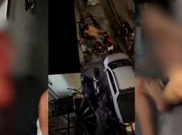 Vídeo: suposta briga entre torcidas assusta moradores na Pedreira