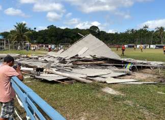 Desabamento de estrutura em CT de Ananindeua deixa três pessoas feridas