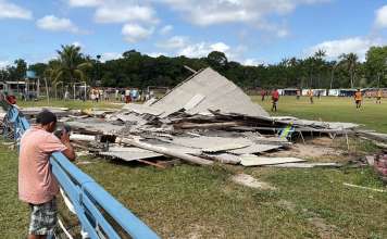 Desabamento de estrutura em CT de Ananindeua deixa três pessoas feridas