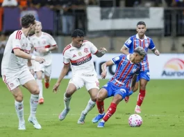 Flamengo vence o Bahia por 3 a 0 e mantém liderança isolada na Série A