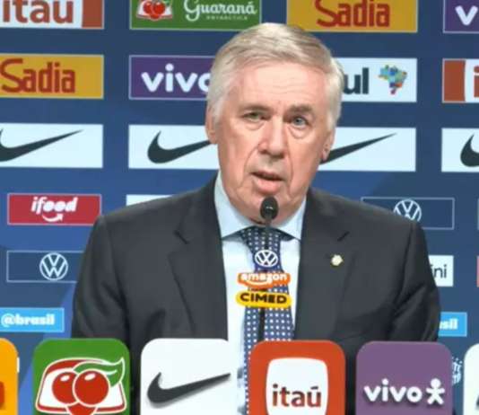 Ancelotti convoca Seleção Brasileira com cinco novidades para amistosos